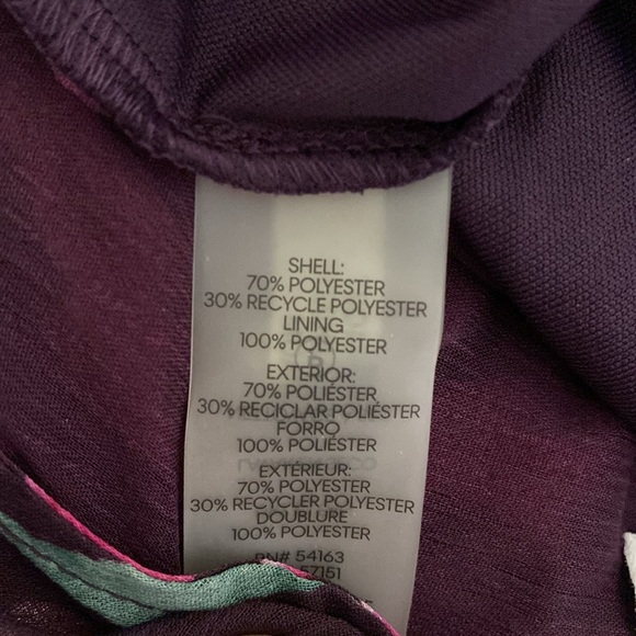 NWT Calvin Klein Floral Flutter Sleeve Faux Wrap Dress Size 4 - Picture 15 of 15